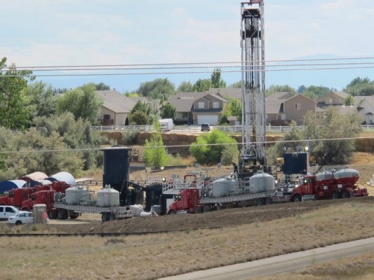 Fracking in Mead Colo