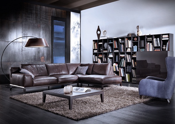 Natuzzi Italia Opera-Sectional at Cantoni