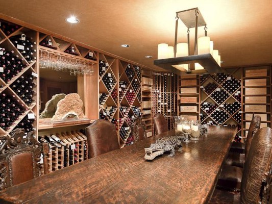 Kirks' Rockin K wine cellar