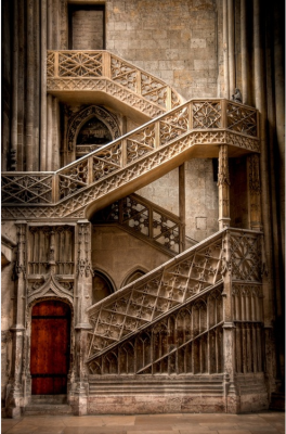 Rouen France Staircase